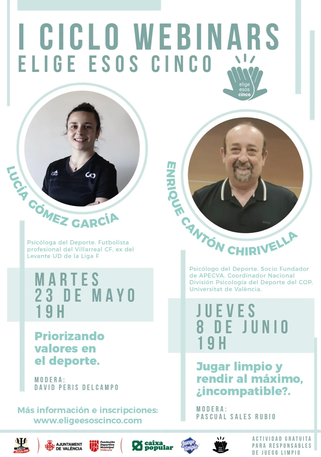 Ciclowebinars Cas | ASOC DE PSICOLOGIA DE L ESPORT DE LA COMUNIDAD VALENCIANA
