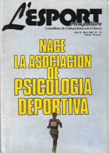 Portada L Esport Apecva 1987Menos | ASOC DE PSICOLOGIA DE L ESPORT DE LA COMUNIDAD VALENCIANA